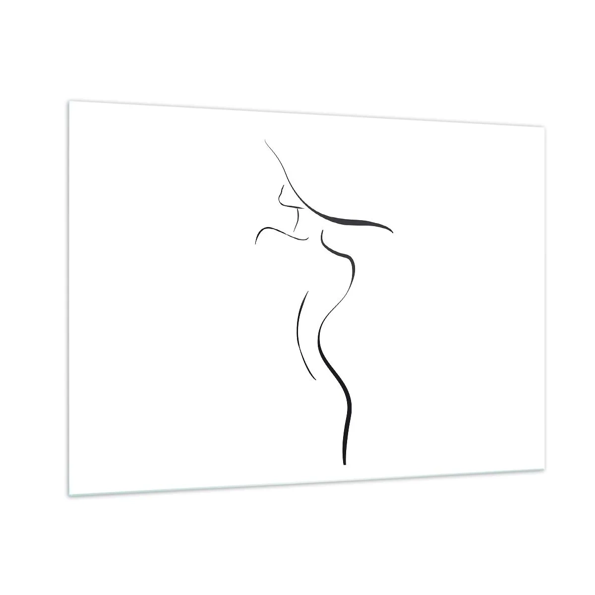 Schilderen op glas - Ongrijpbaar als een golf - 100x70 cm