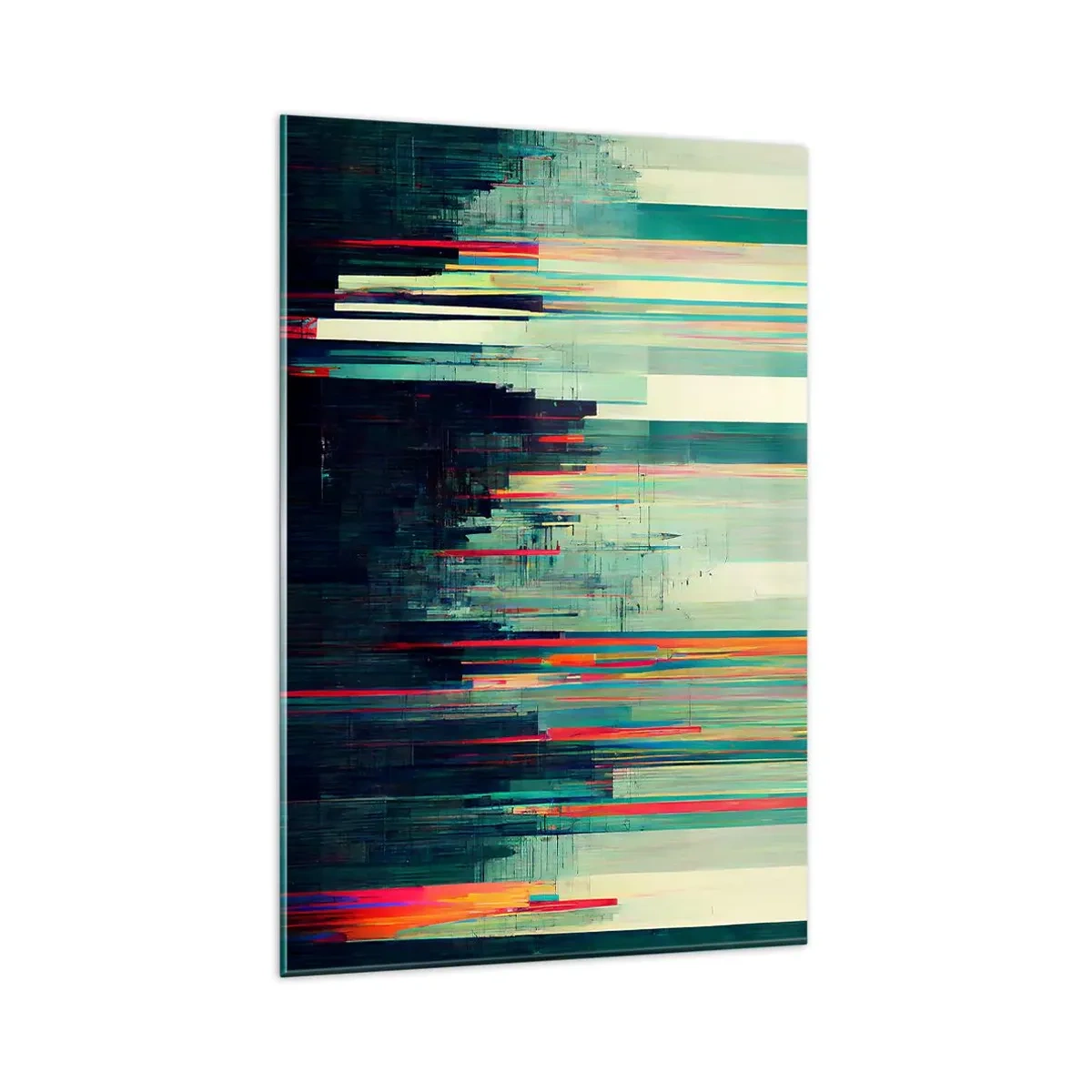 Schilderen op glas - Futuristische stad - 80x120 cm