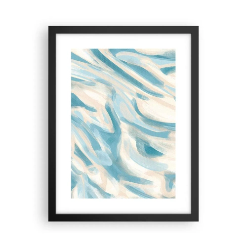 Poster in een zwarte lijst - Lente briesjes - 30x40 cm