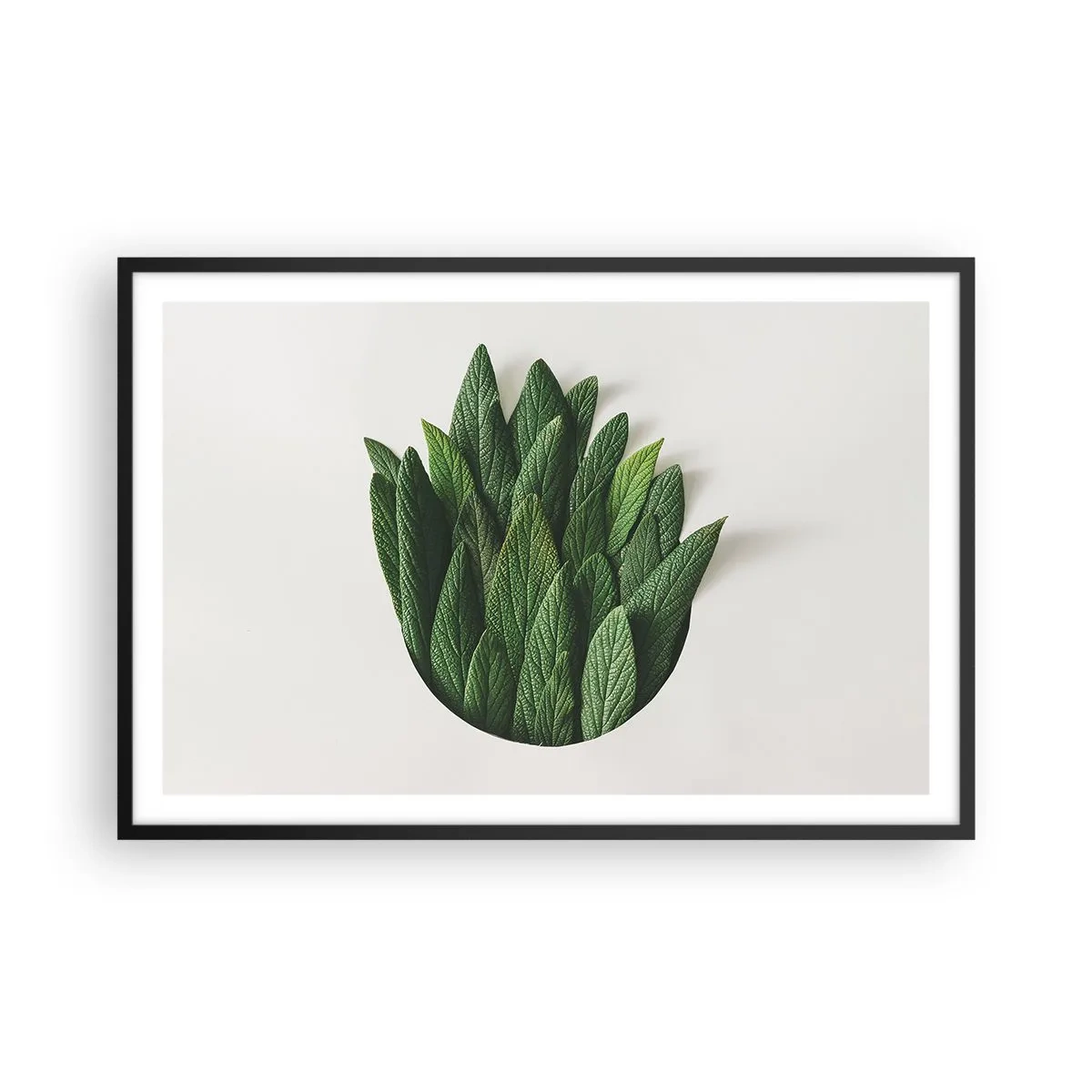 Poster in een zwarte lijst - Ongebreidelde nieuwsgierigheid - 91x61 cm