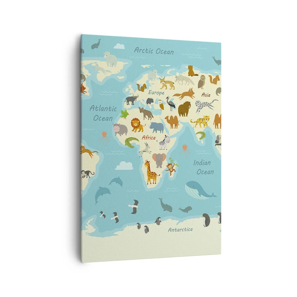 Schilderen op canvas - Goede buren - 70x100 cm