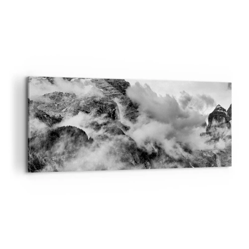 Schilderen op canvas - Mooi en wreed - 100x40 cm