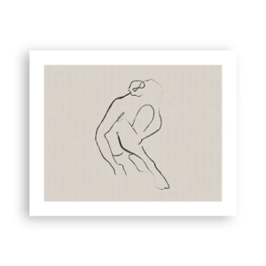 Poster - Intieme schets - 50x40 cm