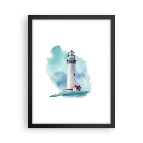 Poster in een zwarte lijst - Blue's zachtaardige zus - 30x40 cm