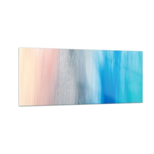 Schilderen op glas - Elementen: lucht - 100x40 cm
