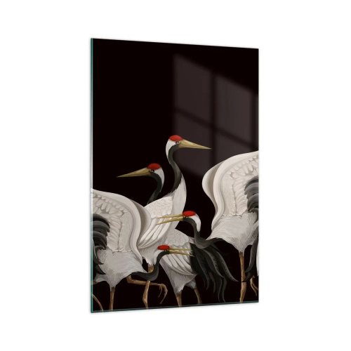 Schilderen op glas - Vogel spullen - 70x100 cm