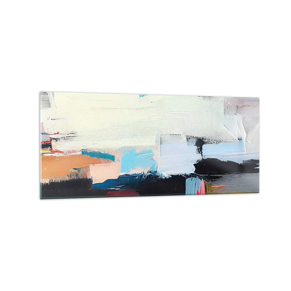 Schilderen op glas - Is er een methode? - 120x50 cm