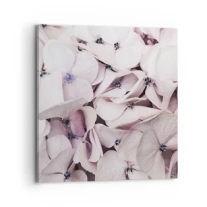 Schilderen op canvas - In een vloed van bloemen - 70x70 cm