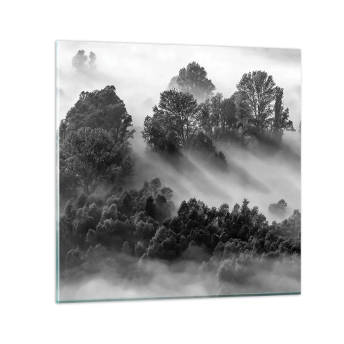Schilderen op glas - Opstaand uit de slaap - 50x50 cm