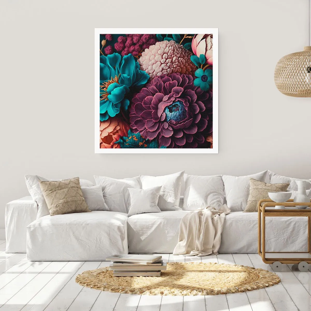 Poster - Natuur in overvloed - 40x40 cm