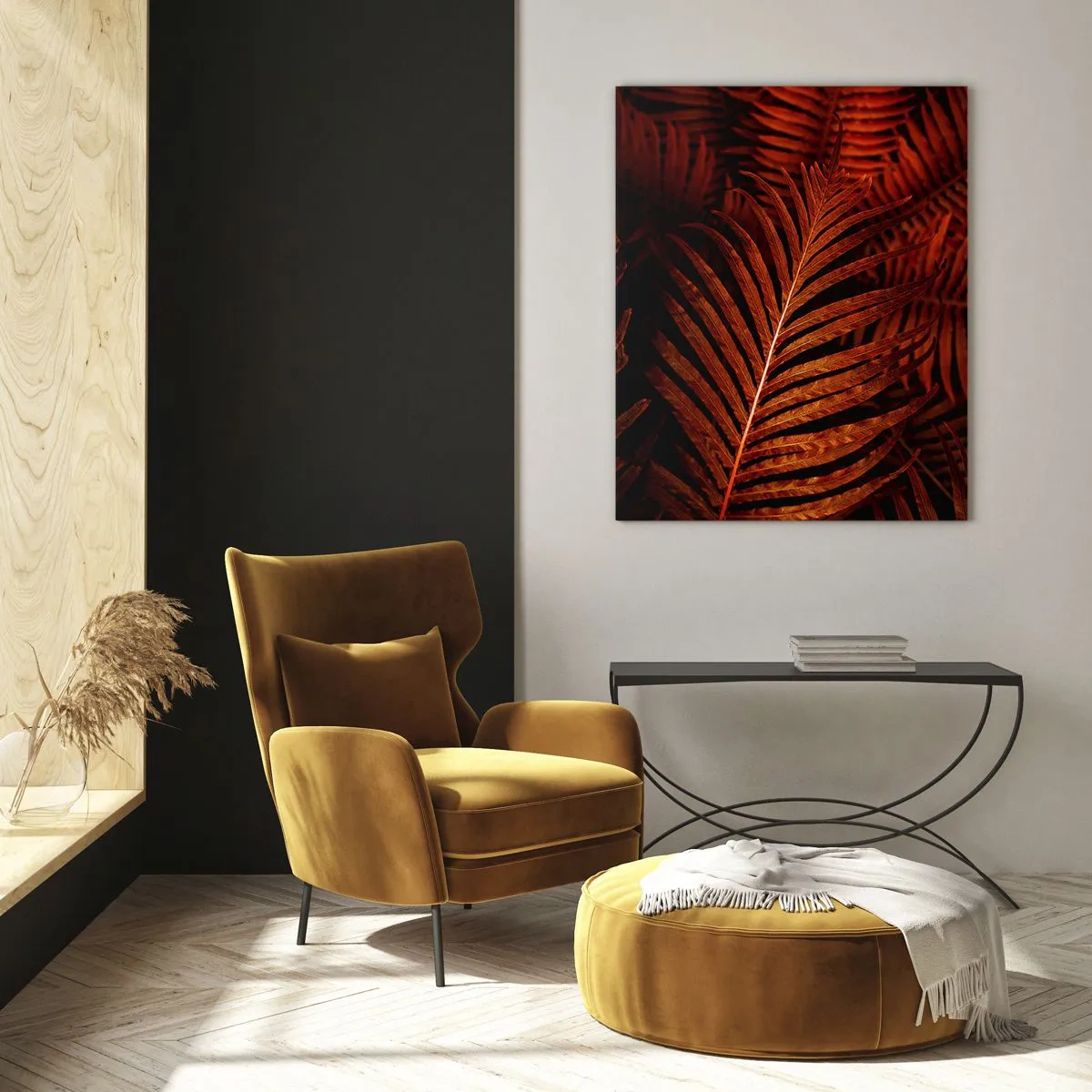 Schilderen op glas - De hitte van het leven - 50x70 cm