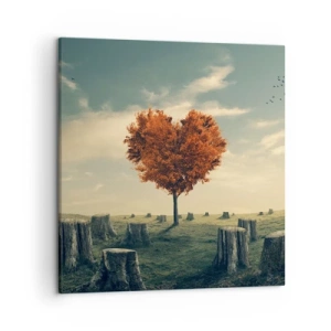 Schilderen op canvas - Er is nog steeds hoop - 50x50 cm