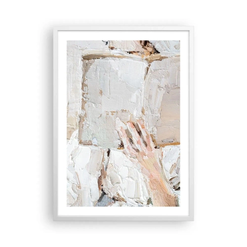 Poster in een witte lijst - In een andere wereld - 50x70 cm