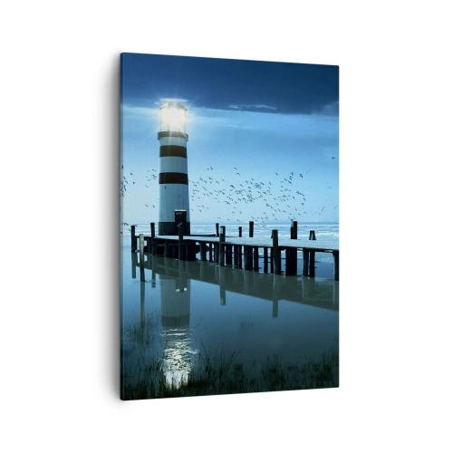 Schilderen op canvas - En je bent niet bang in het donker - 50x70 cm