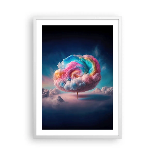 Poster in een witte lijst - De droom van een pretpark - 50x70 cm