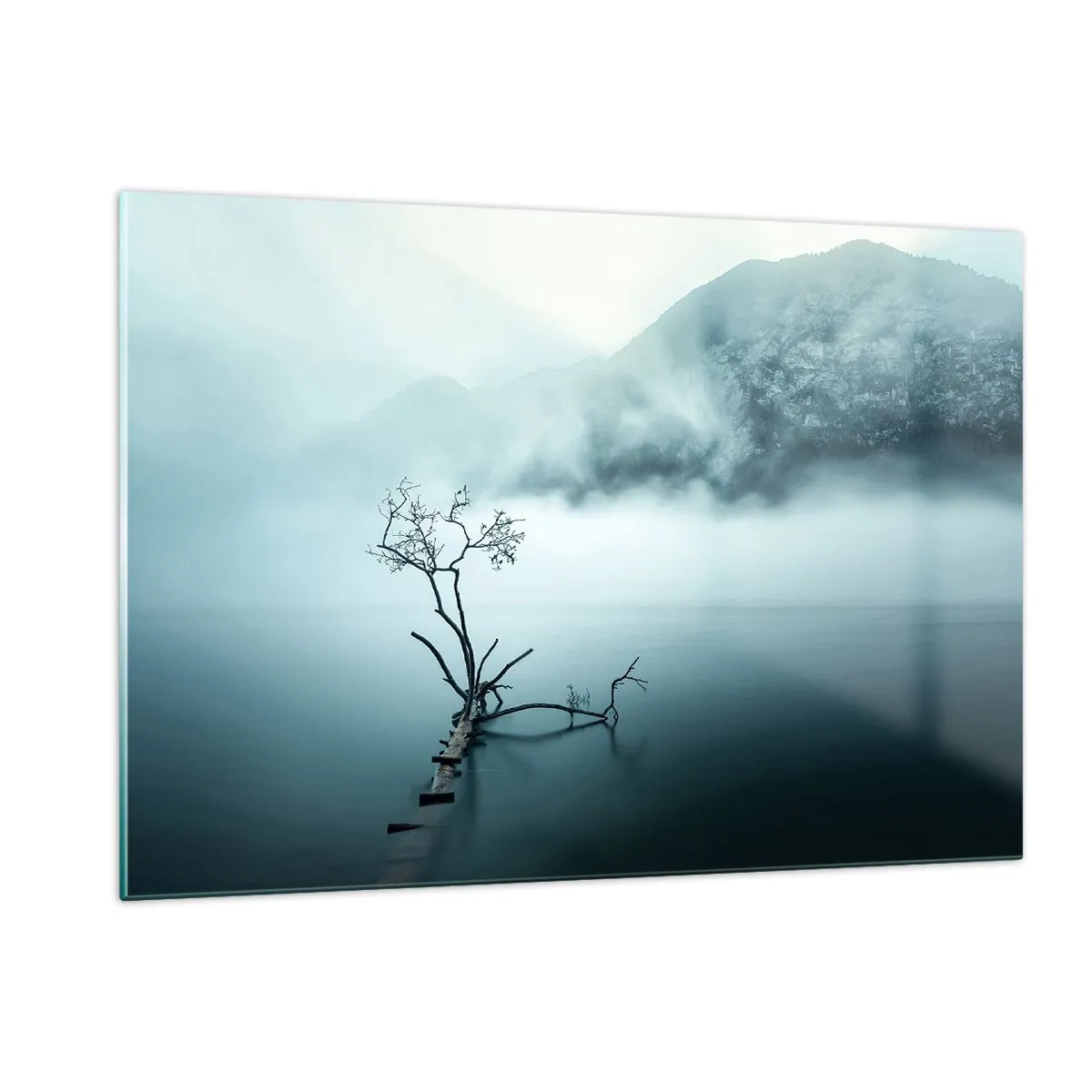 Schilderen op glas - Van water en mist - 120x80 cm