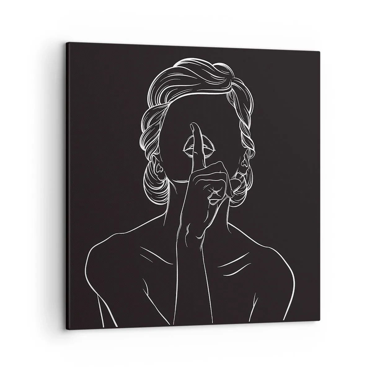 Schilderen op canvas - Schoonheid bloeit in stilte - 50x50 cm