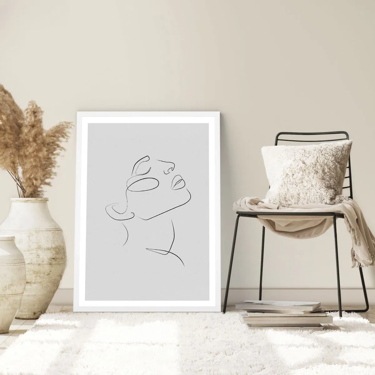Poster in een witte lijst - De wendingen van dromen - 30x40 cm