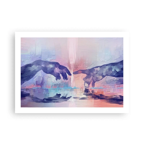 Poster - Goddelijke levensvonk - 70x50 cm