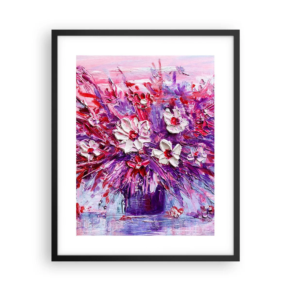 Poster in een zwarte lijst - Onschuld en passie - 40x50 cm