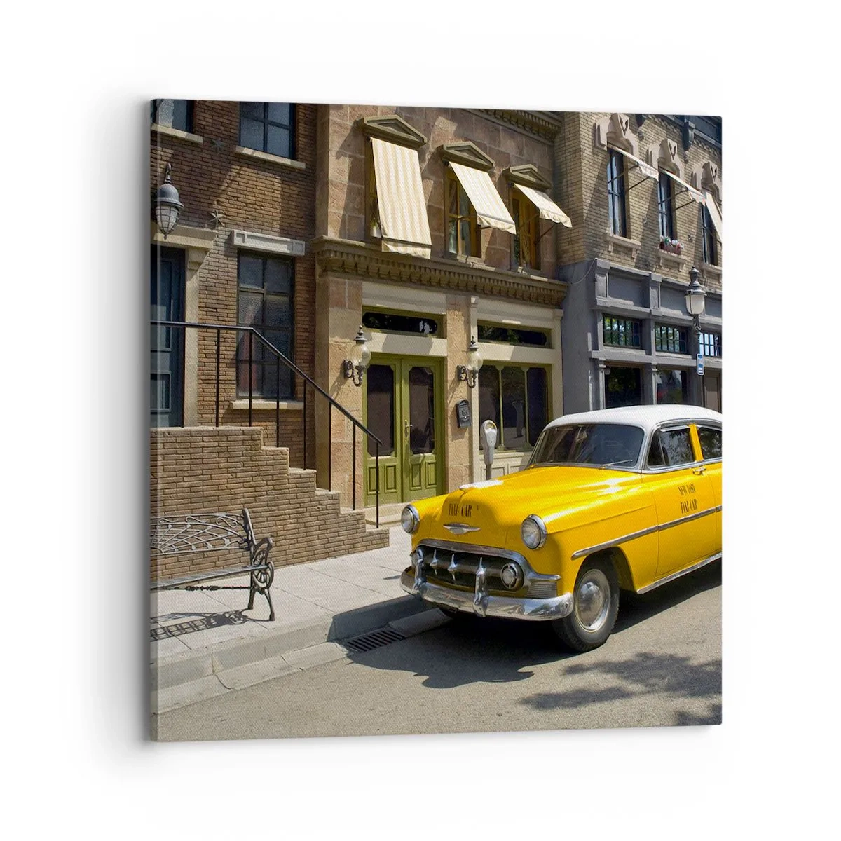 Schilderen op canvas - Lang geleden in Amerika - 70x70 cm