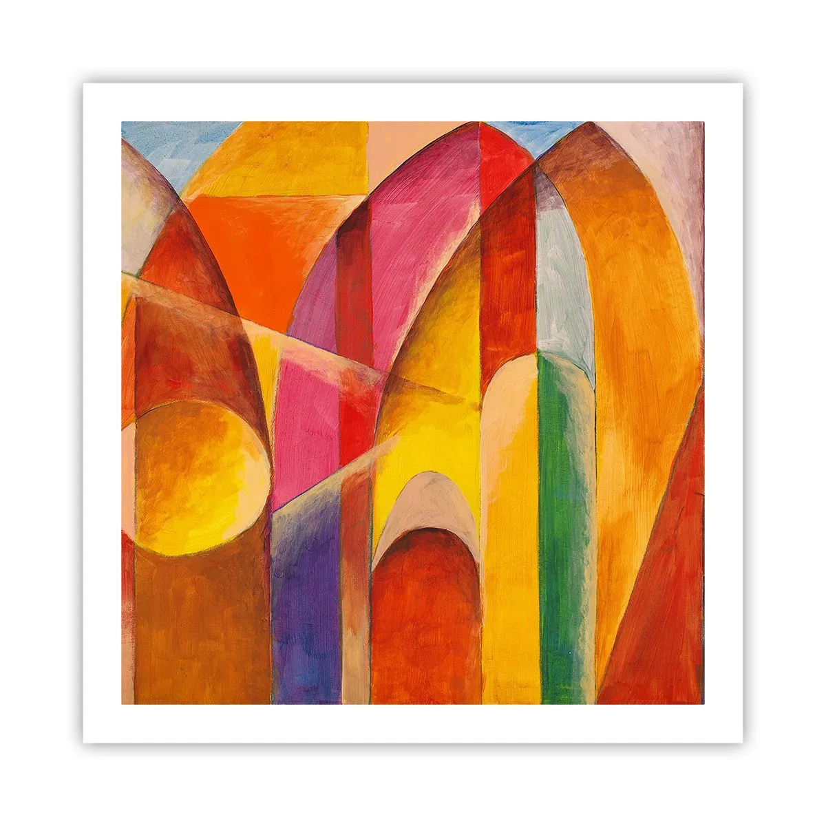 Poster - Kathedraal van de zon - 60x60 cm