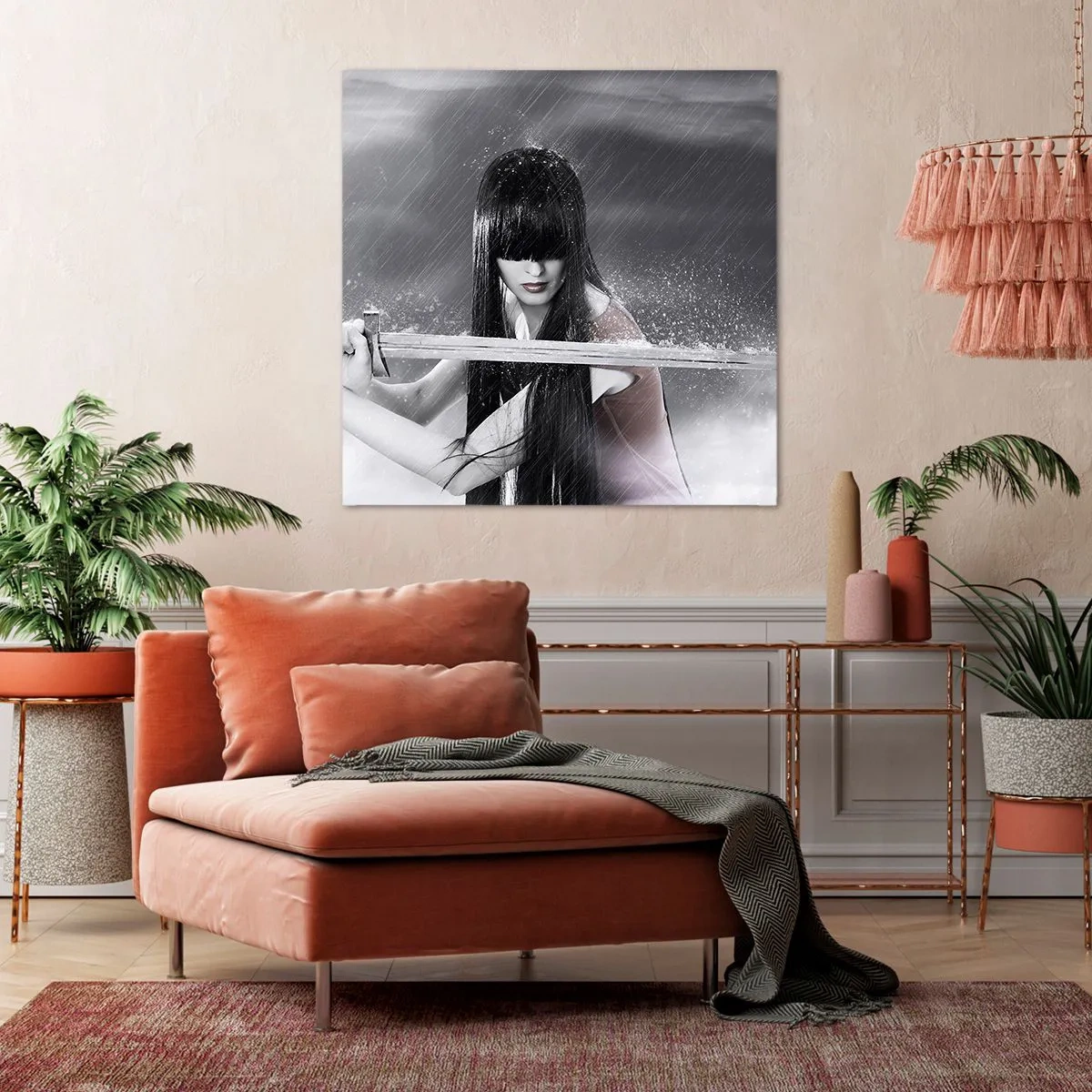 Schilderen op canvas - Mooi en gevaarlijk - 70x70 cm