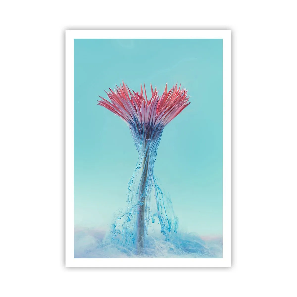 Poster - In een verkwikkende omhelzing - 70x100 cm