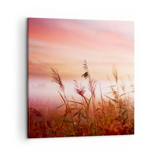 Schilderen op canvas - Vliegers, paardebloemen, wind - 50x50 cm