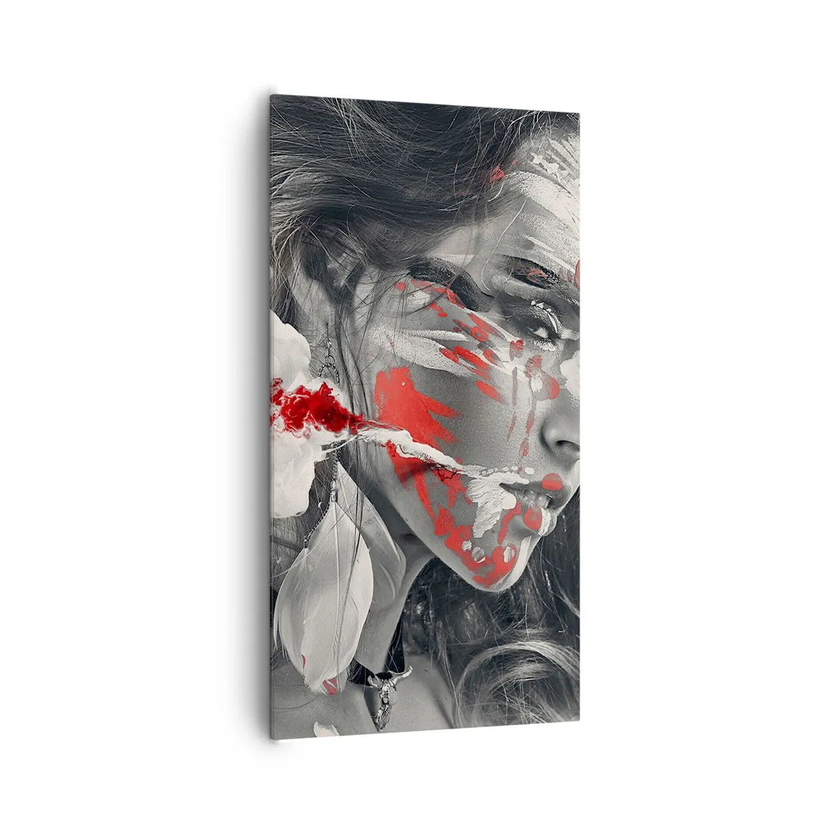 Schilderen op canvas - In de dampen van absurditeit - 65x120 cm