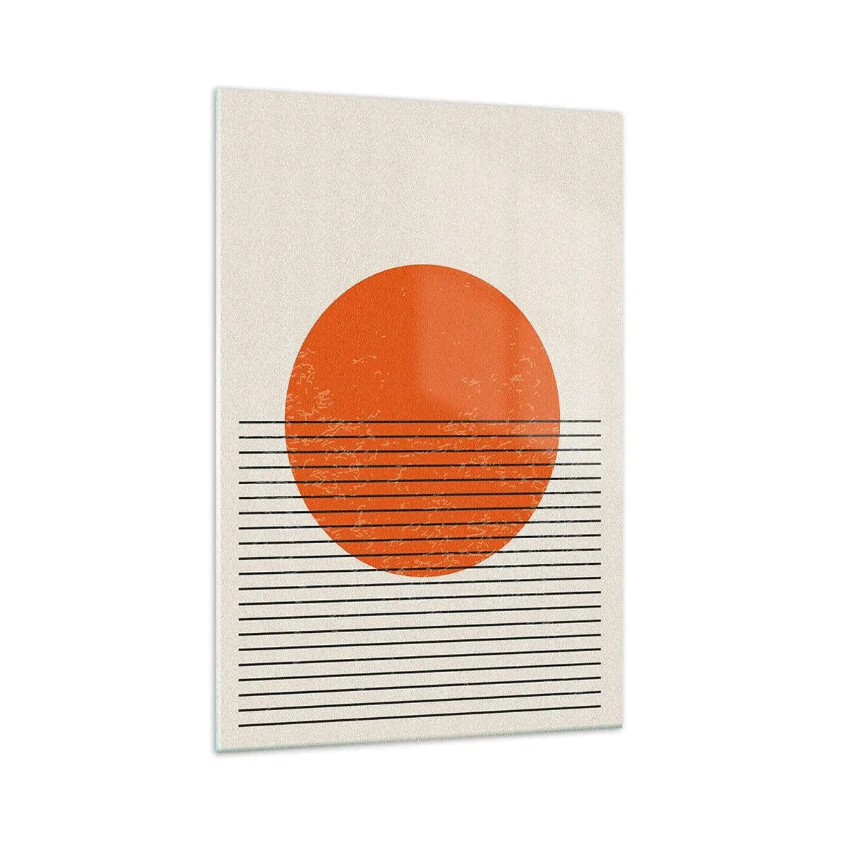 Schilderen op glas - Altijd de zon - 70x100 cm