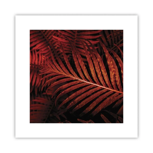 Poster - De hitte van het leven - 30x30 cm