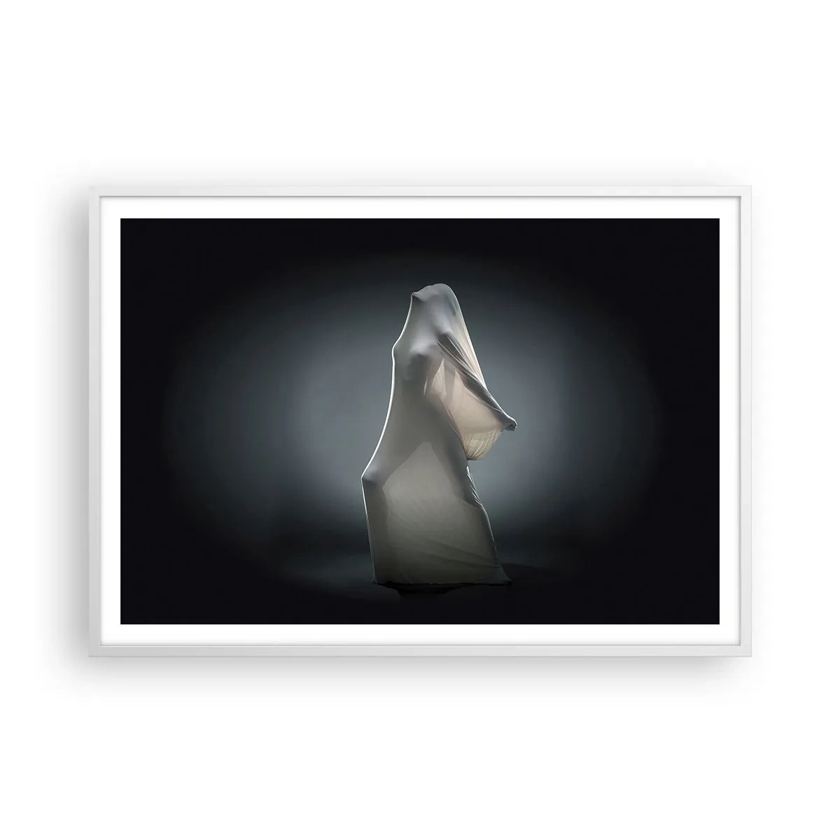Poster in een witte lijst - Verborgen verlangens - 100x70 cm