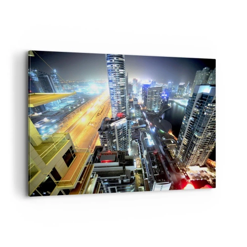 Schilderen op canvas - Een wonder in de woestijn - 120x80 cm