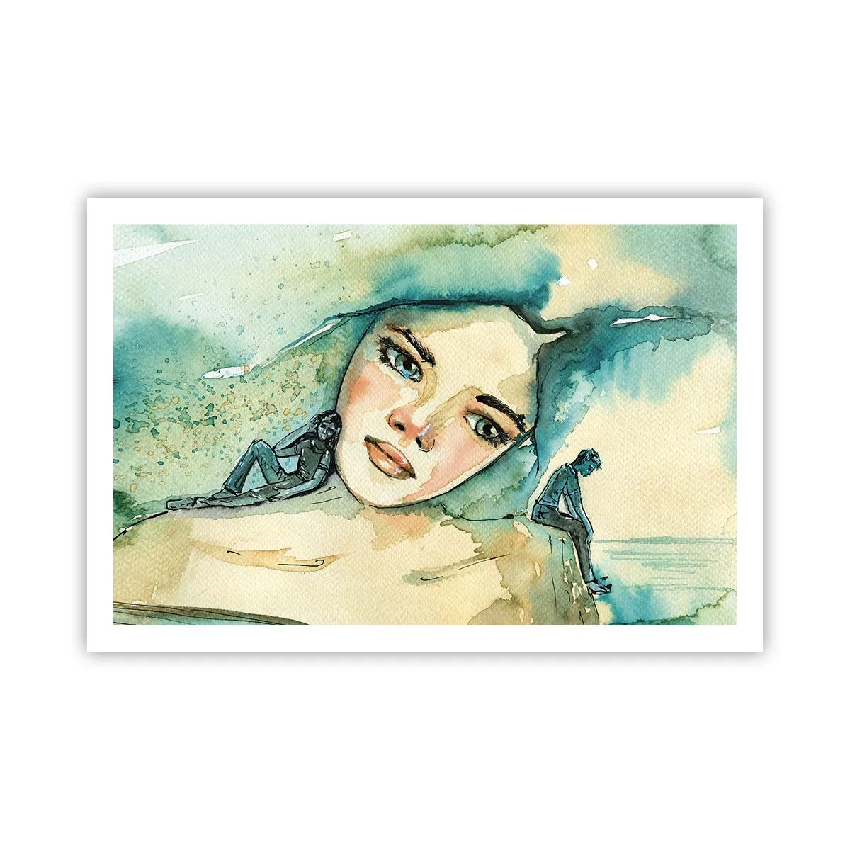 Poster - Ben ik blauw? - 91x61 cm