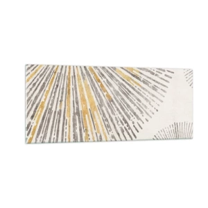 Schilderen op glas - De schoonheid van de straal - 100x40 cm