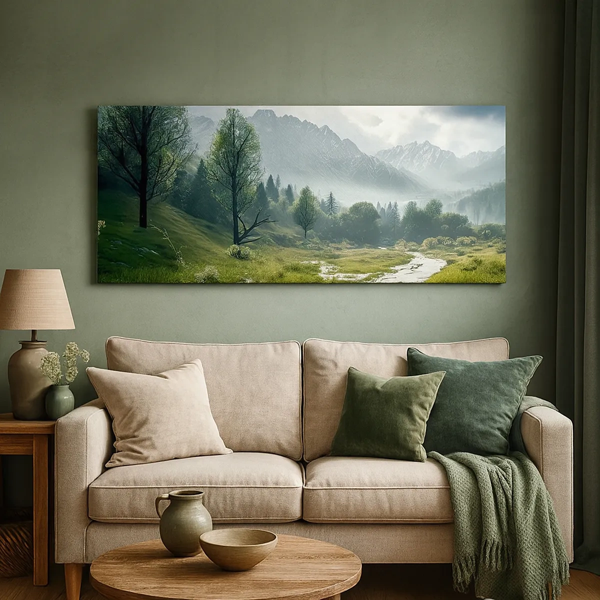 Schilderen op canvas - Daarheen en terug - 30x30 cm