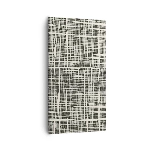 Schilderen op canvas - Geweven compositie - 55x100 cm