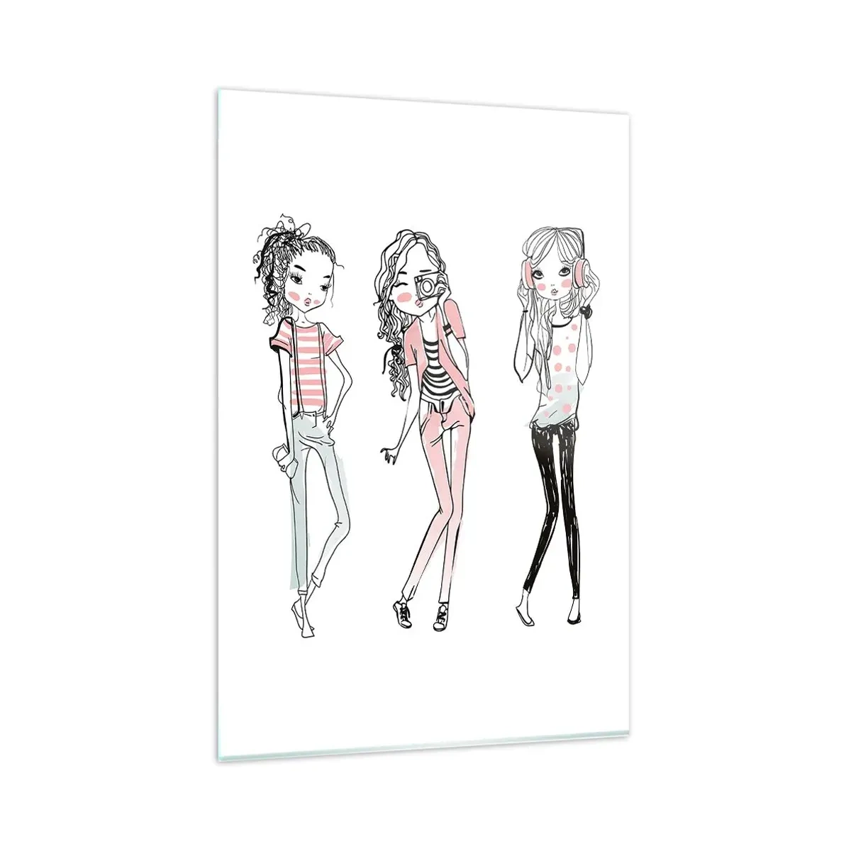 Schilderen op glas - Het zal zijn, het zal leuk zijn - 80x120 cm