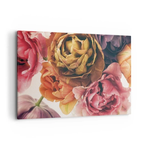 Schilderen op canvas - Een viering van het leven - 100x70 cm