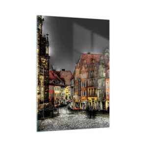 Schilderen op glas - Het enige wat ontbreekt is een betoverde koets - 50x70 cm