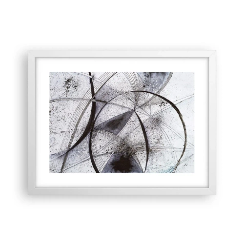 Poster in een witte lijst - Futuristische fantasie - 40x30 cm