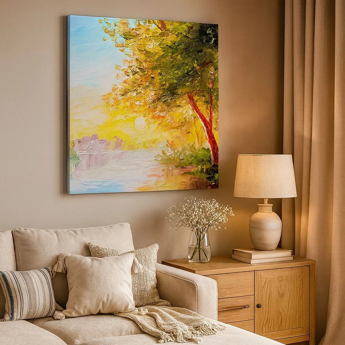 Schilderen op canvas - Et in Arcadia ego - 30x30 cm