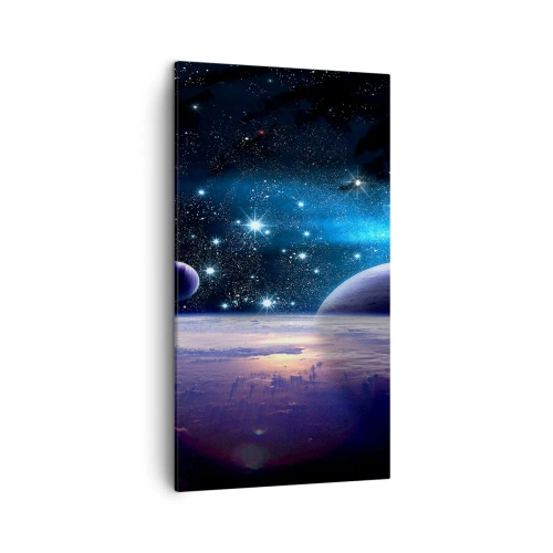 Schilderen op canvas - Nog steeds alleen? - 45x80 cm