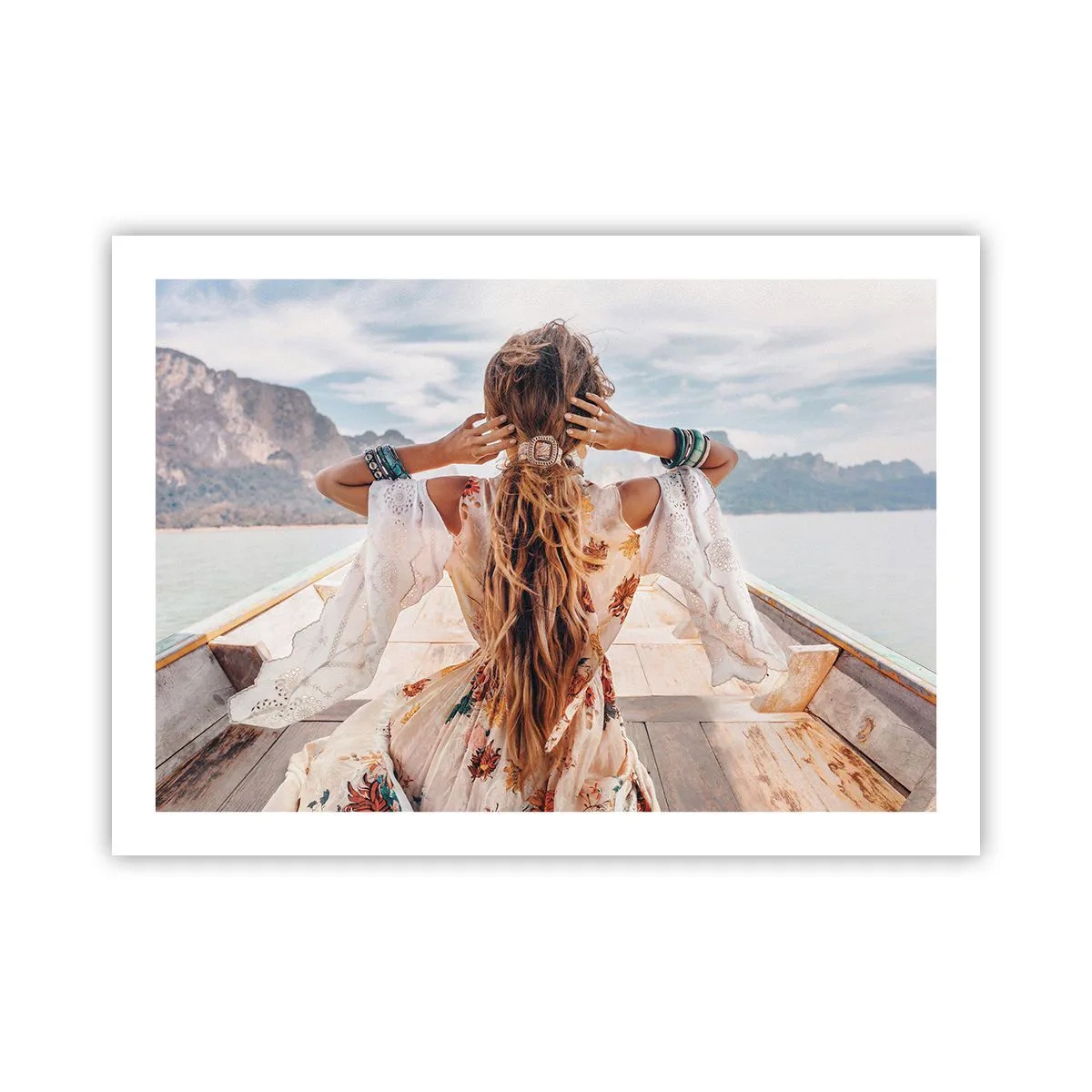 Poster - Op weg naar geluk - 70x50 cm