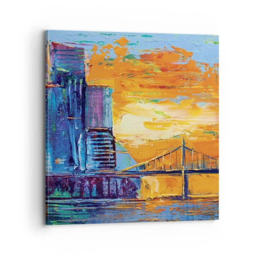 Schilderen op canvas - Cultuur en natuur - 70x70 cm