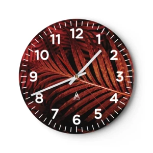 Wandklok - Klok - De hitte van het leven - 30x30 cm