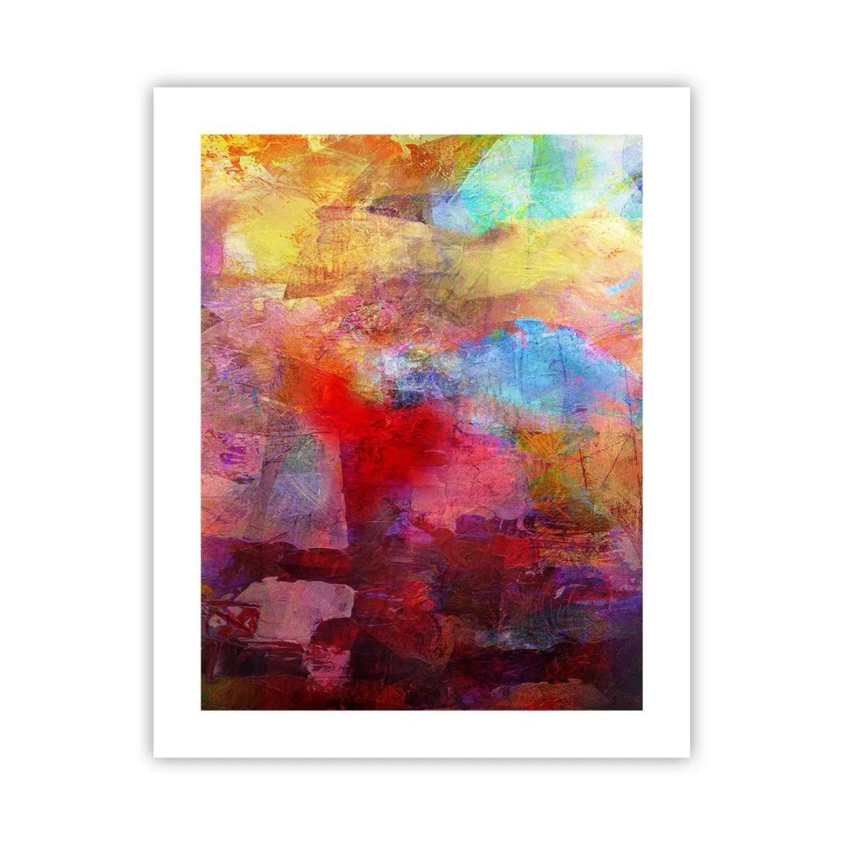 Poster - Kijk in de regenboog - 40x50 cm