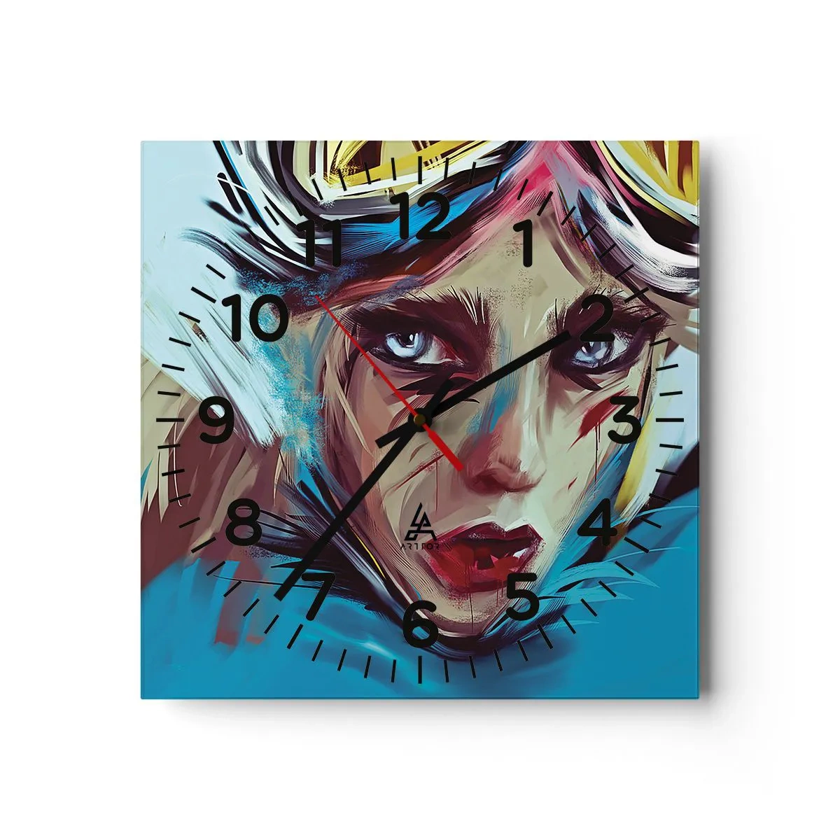 Wandklok - Klok - Straatvechter - 30x30 cm