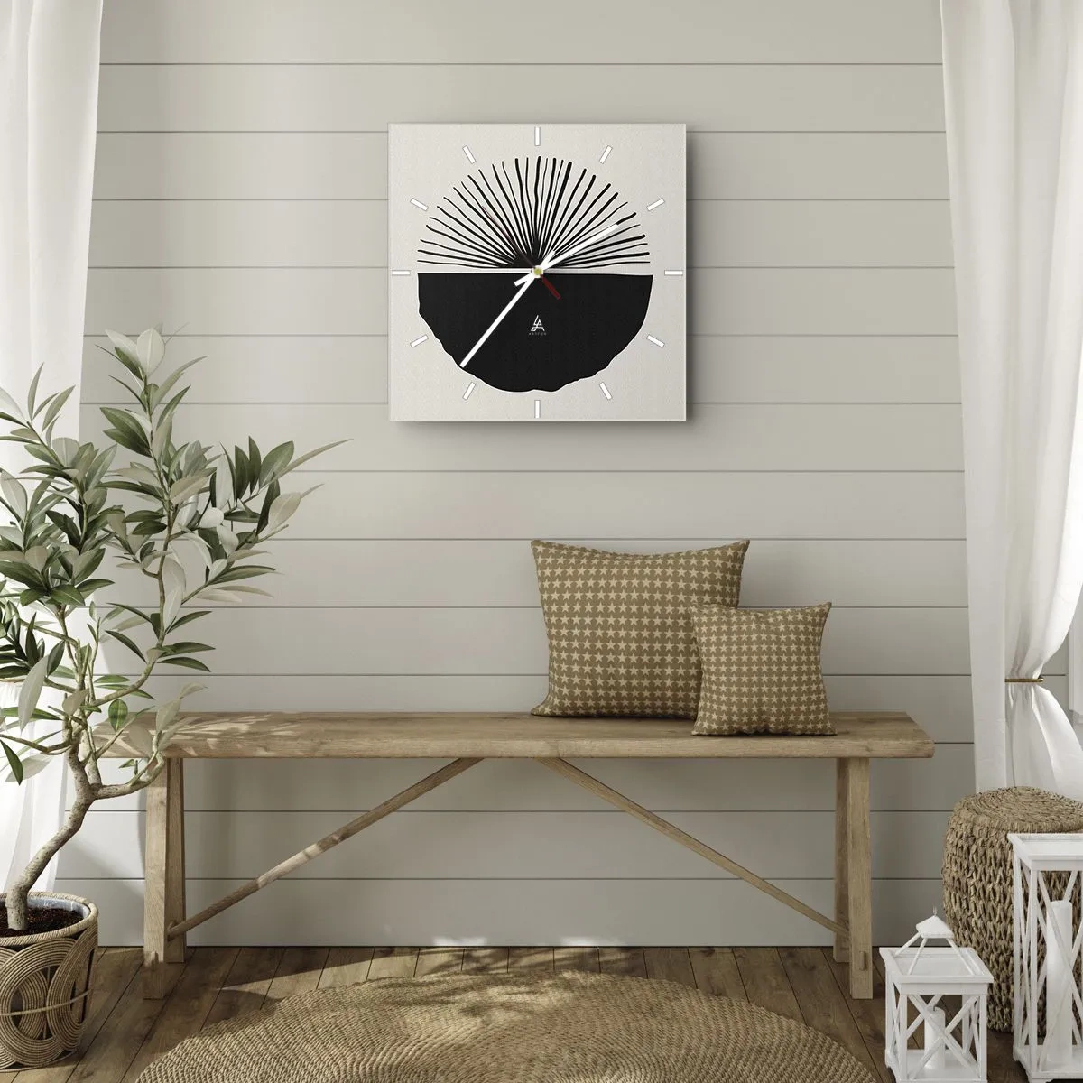 Wandklok - Klok - Een scala aan mogelijkheden - 40x40 cm